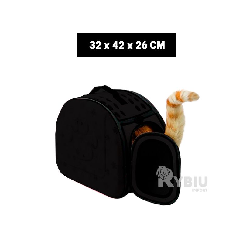 GENERICO - Cargador Durable para Felinos Negro Y+Ligas de Regalo