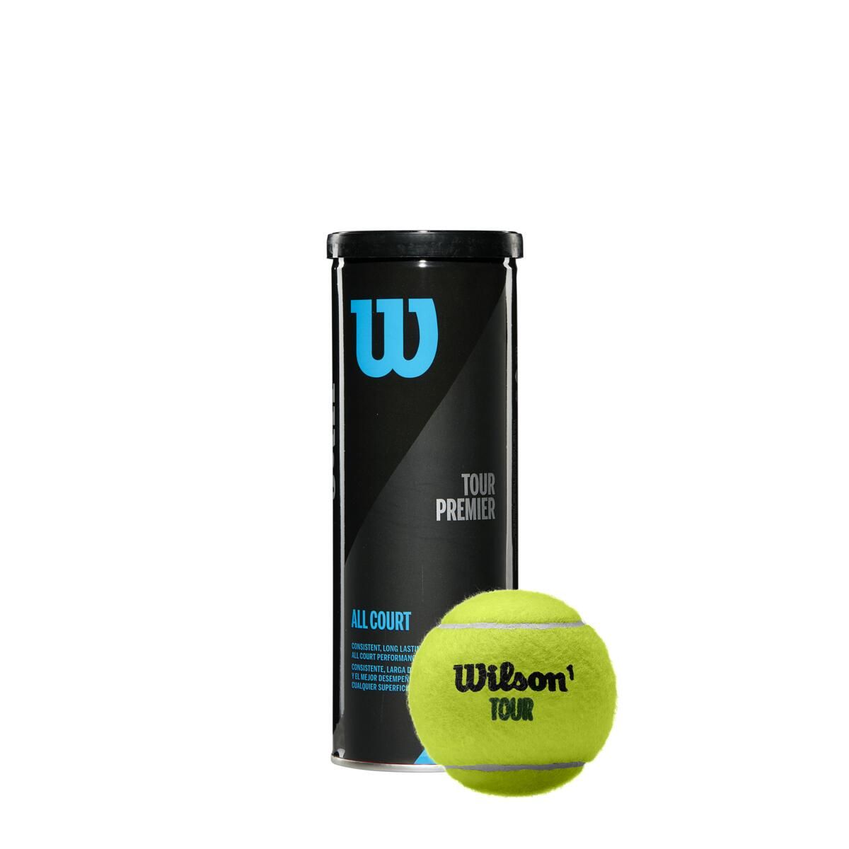WILSON - Pelota de Tenis Todas las Canchas Tour Premier - Wilson