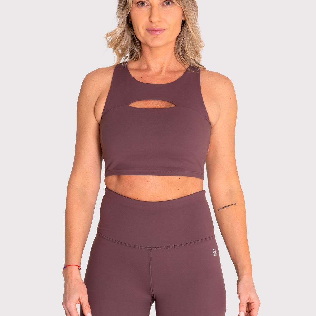 BSOUL - Bra Bsoul Mujer Crop Aura Marrón BSOUL