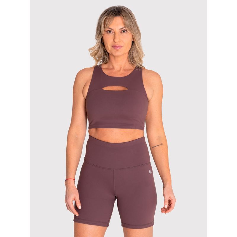 BSOUL - Bra Bsoul Mujer Crop Aura Marrón BSOUL
