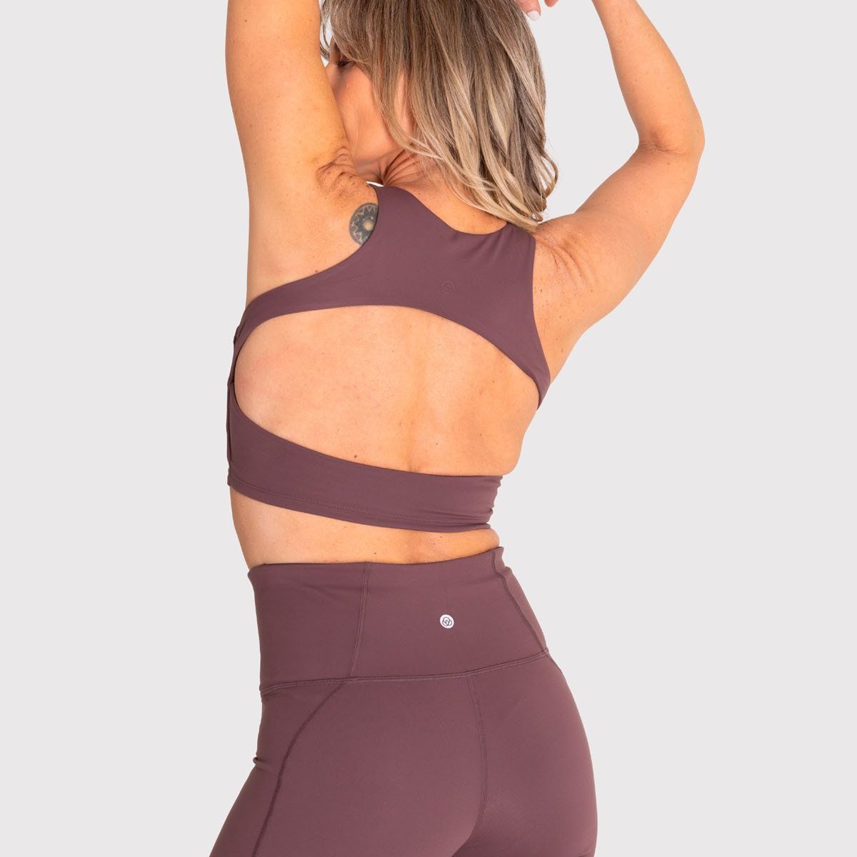 BSOUL - Bra Bsoul Mujer Crop Aura Marrón BSOUL