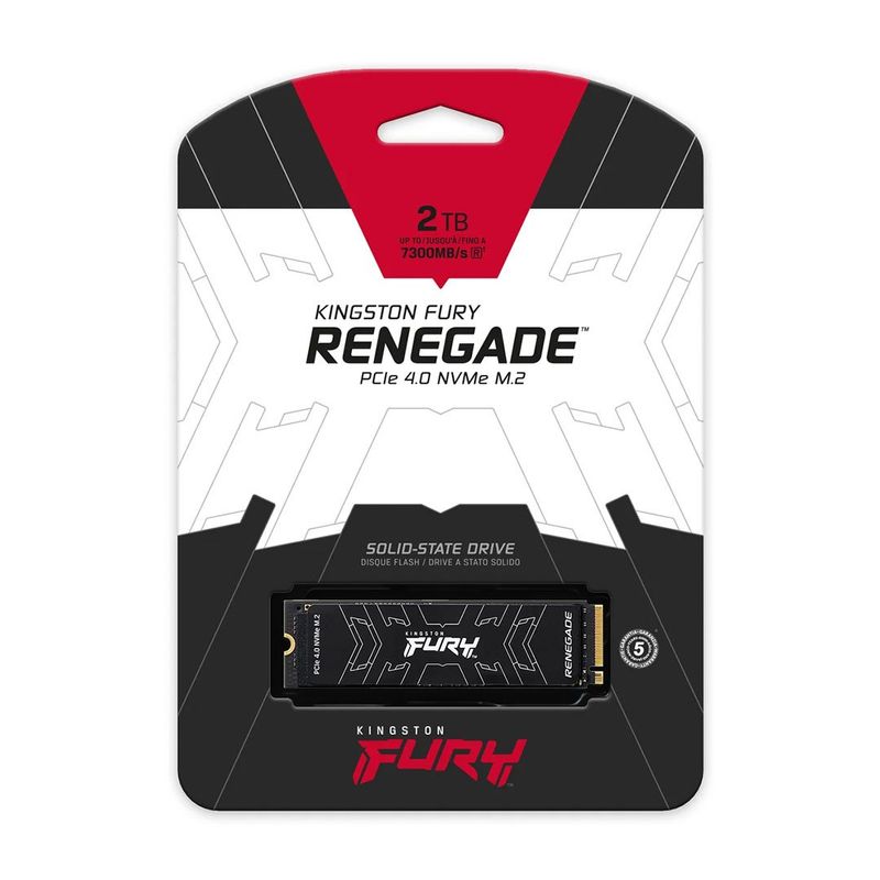 KINGSTON - KINGSTON SFYRD/2000G DISCO SOLIDO FURY Renegade 2TB M.2 2280 PCIe 4.0 NVMe
