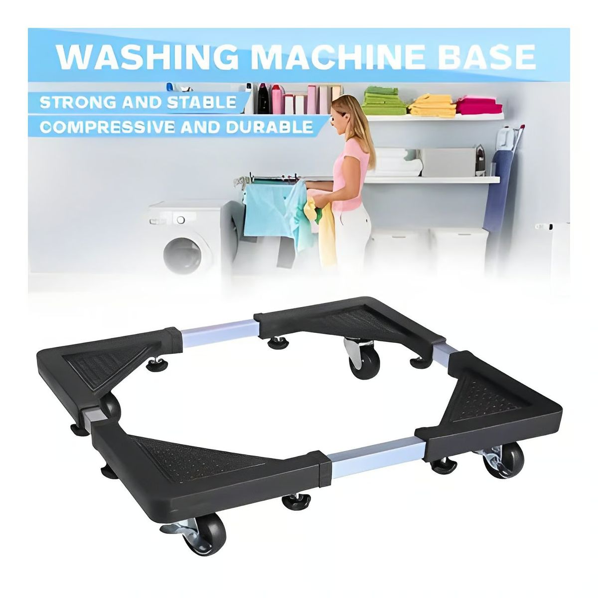 GENERICO - Base Móvil de Lavadoras y Refrigeradoras