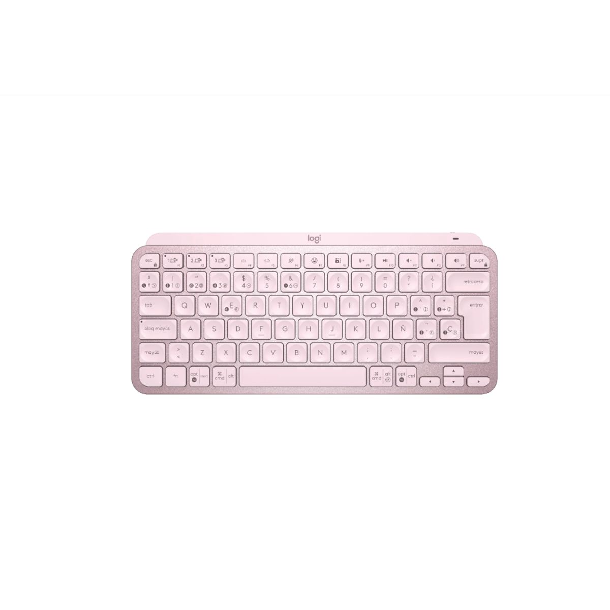 LOGITECH - TECLADO LOGITECH MX KEYS MINI ROSE ROSADO