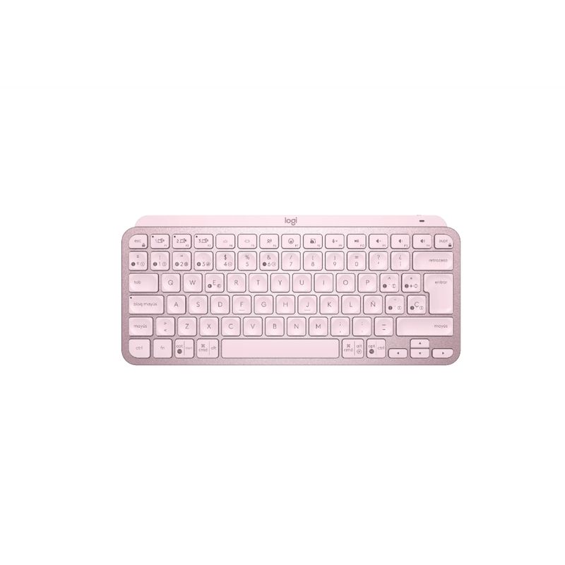 LOGITECH - TECLADO LOGITECH MX KEYS MINI ROSE ROSADO