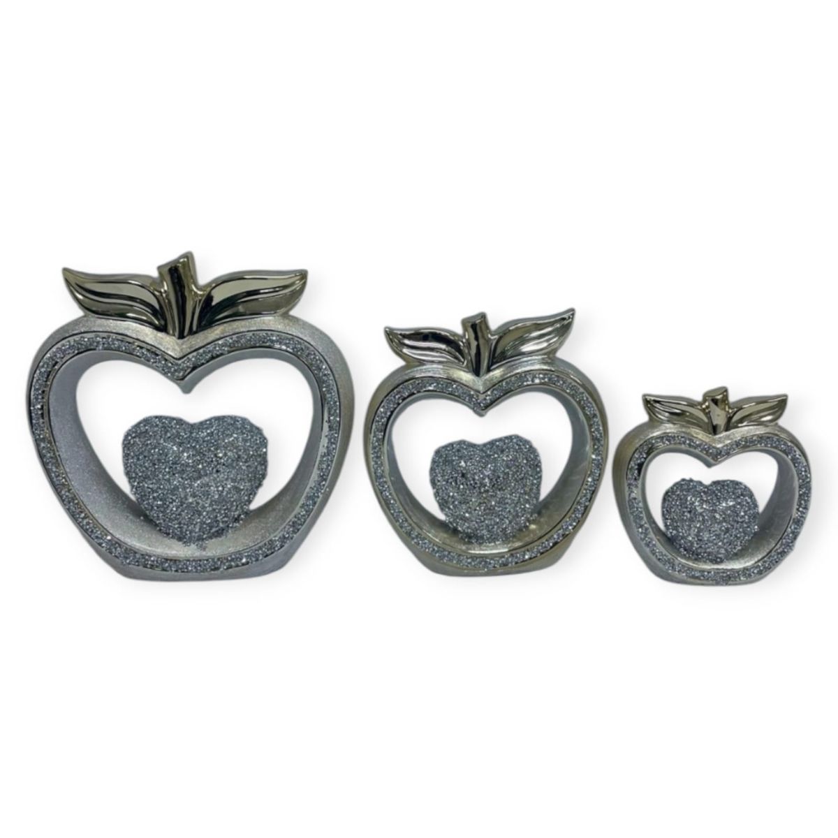 GENERICO - Pack de 3 Manzanas Decorativas