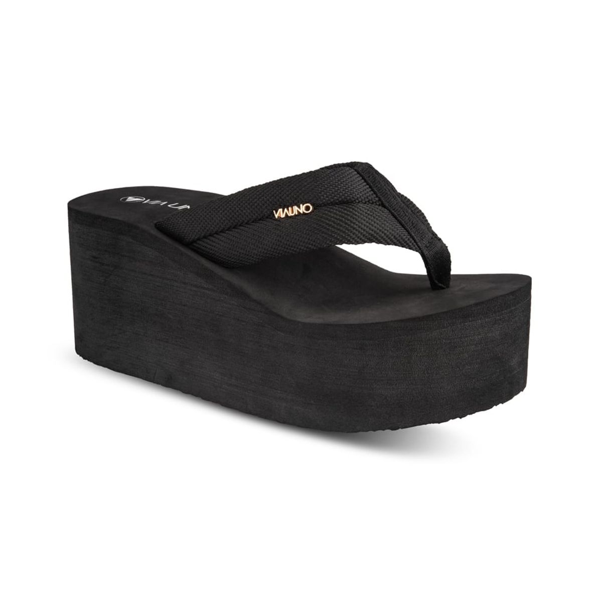VIA UNO - Sandalias Via Uno CT1303-1 Black - Mujer
