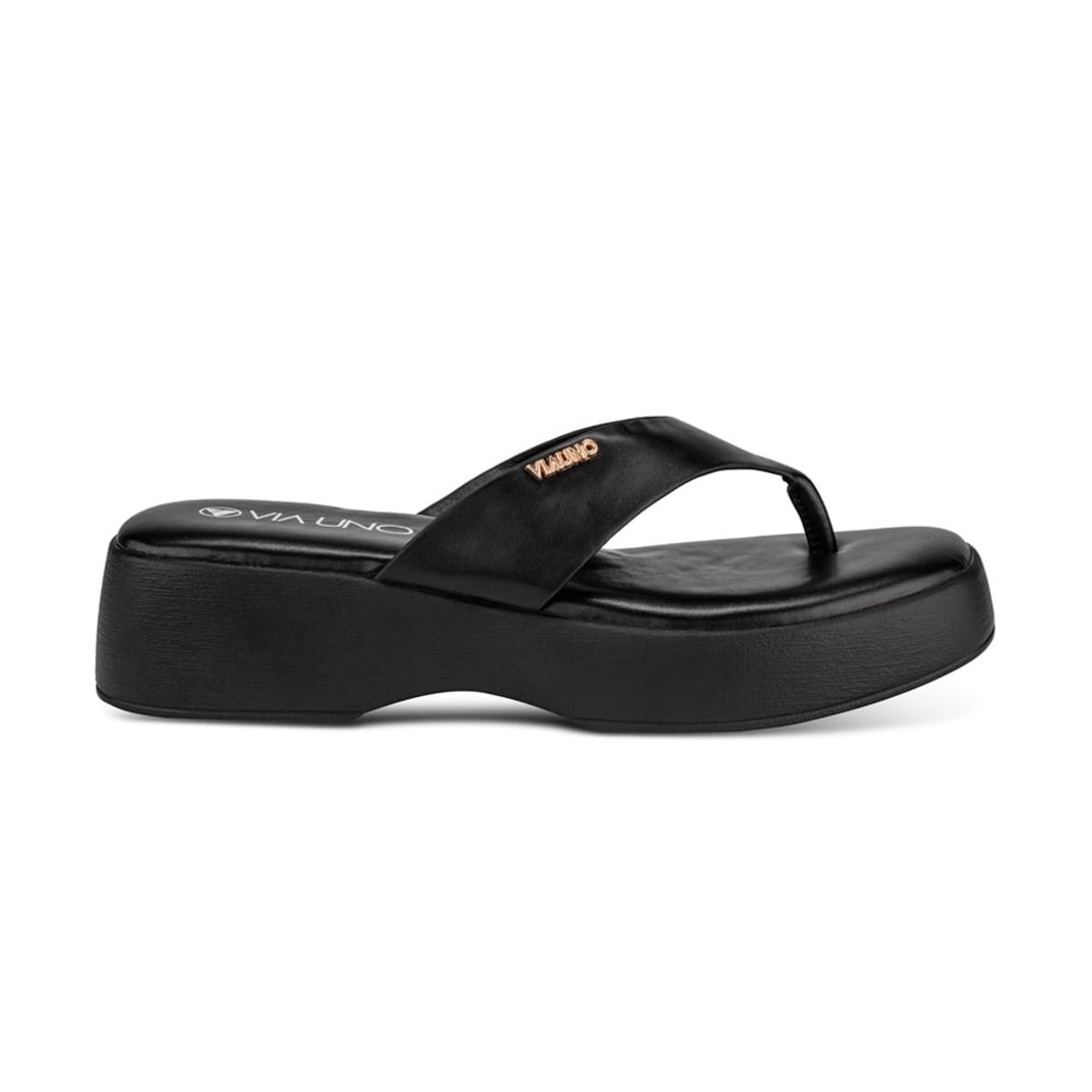 VIA UNO - Sandalias Via Uno LC042577 Black - Mujer