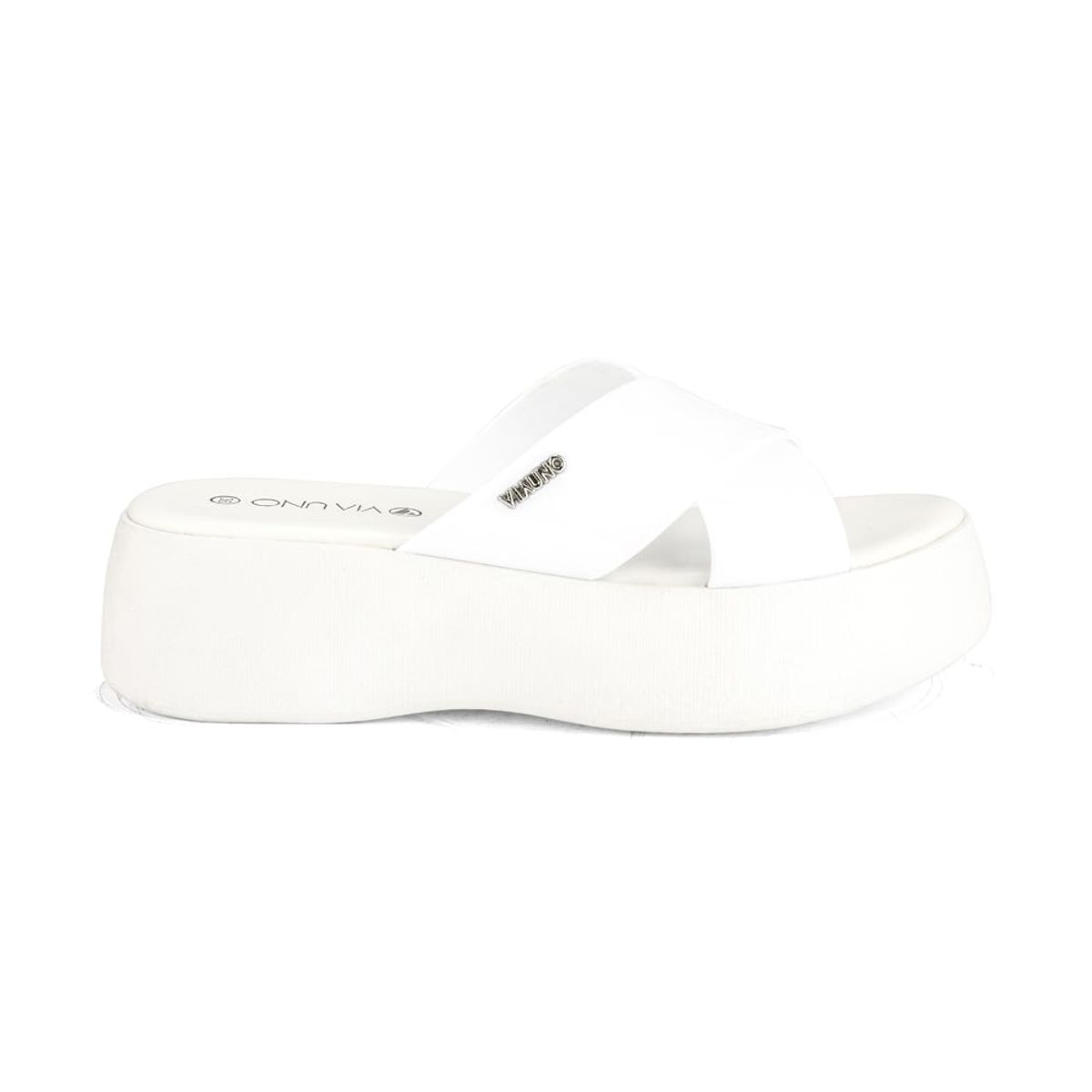 VIA UNO - Sandalias Via Uno LC044944 White - Mujer