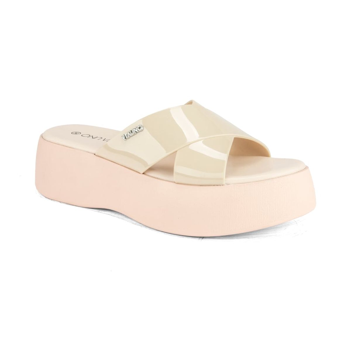 VIA UNO - Sandalias Via Uno LC044944 Nude - Mujer