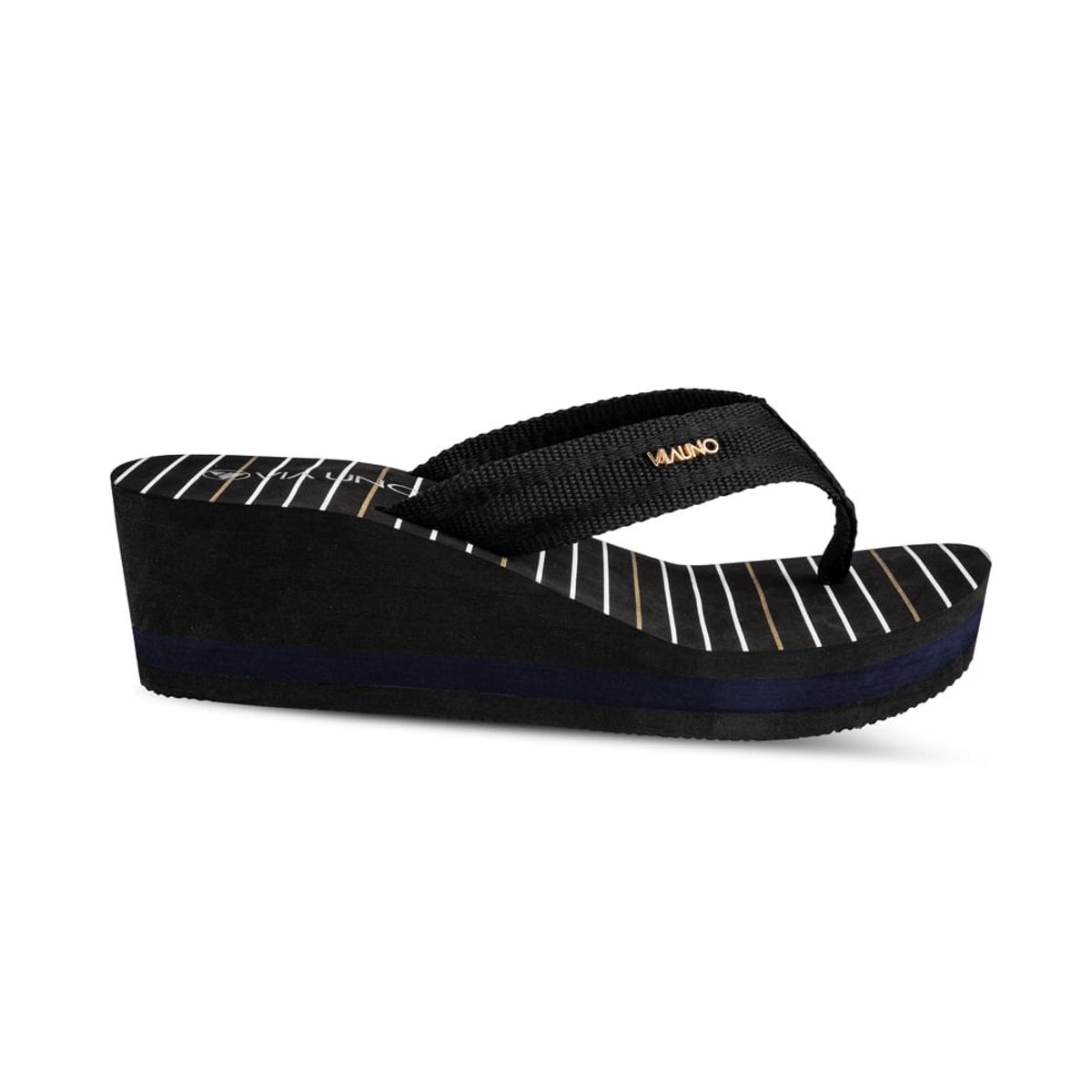 VIA UNO - Sandalias Via Uno CT1303-5 Black - Mujer