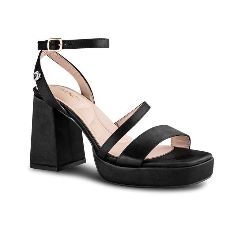 VIA UNO - Sandalias Via Uno PN05 Black - Mujer
