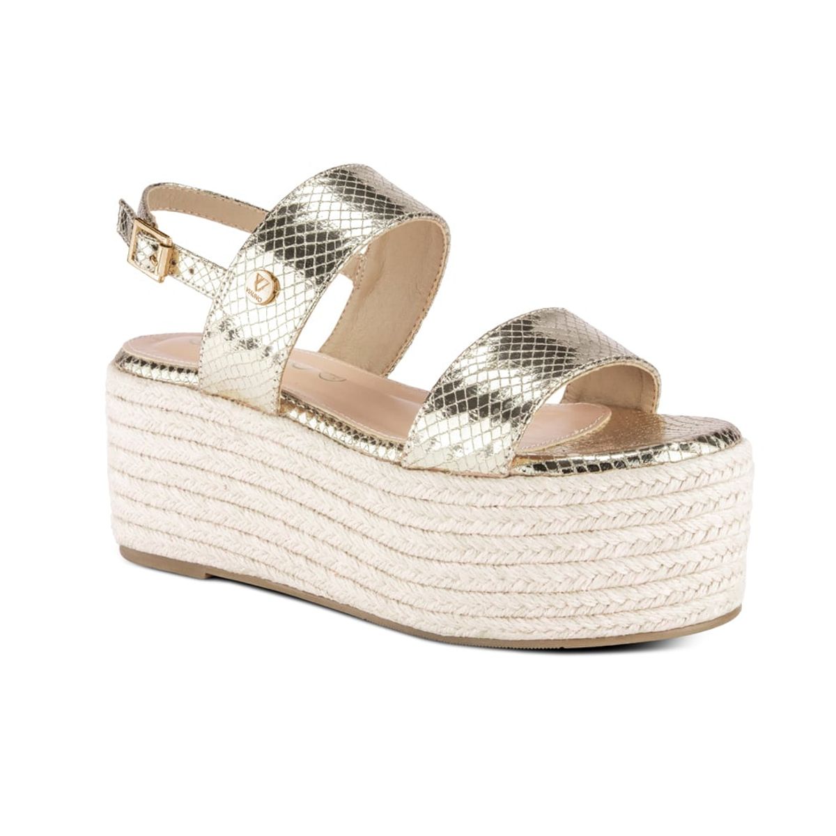 VIA UNO - Sandalias Via Uno H3926-4 Gold - Mujer