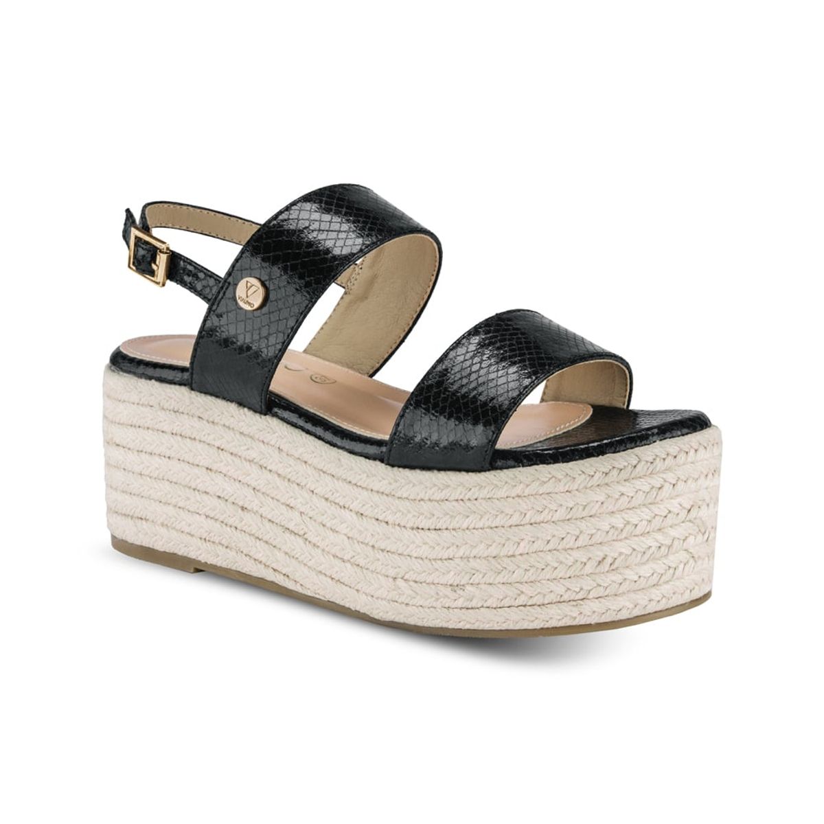 VIA UNO - Sandalias Via Uno H3926-4 Black - Mujer
