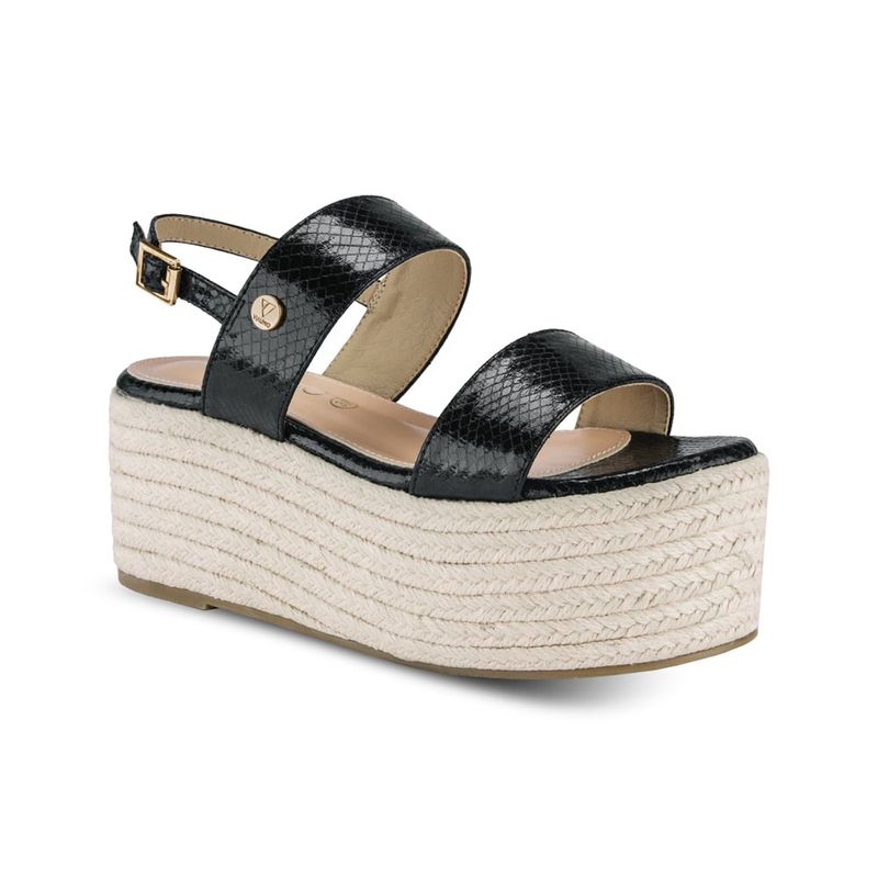 VIA UNO - Sandalias Via Uno H3926-4 Black - Mujer