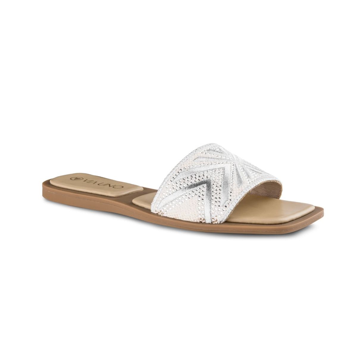 VIA UNO - Sandalias Via Uno H3093-7 Silver - Mujer