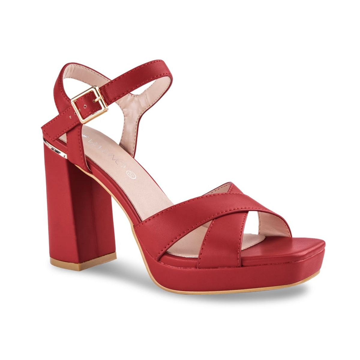 VIA UNO - Sandalias Via Uno 18F2040A-100 Red - Mujer