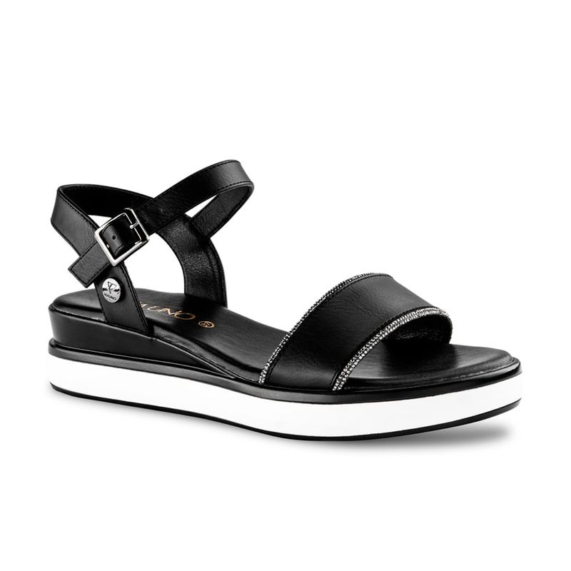 VIA UNO - Sandalias Via Uno 6Z7073-41 Black - Mujer