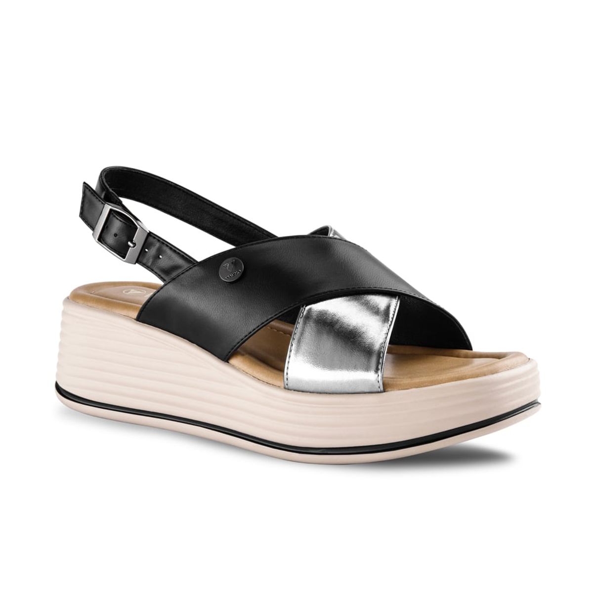 VIA UNO - Sandalias Via Uno 6Z9226-1 Black - Mujer