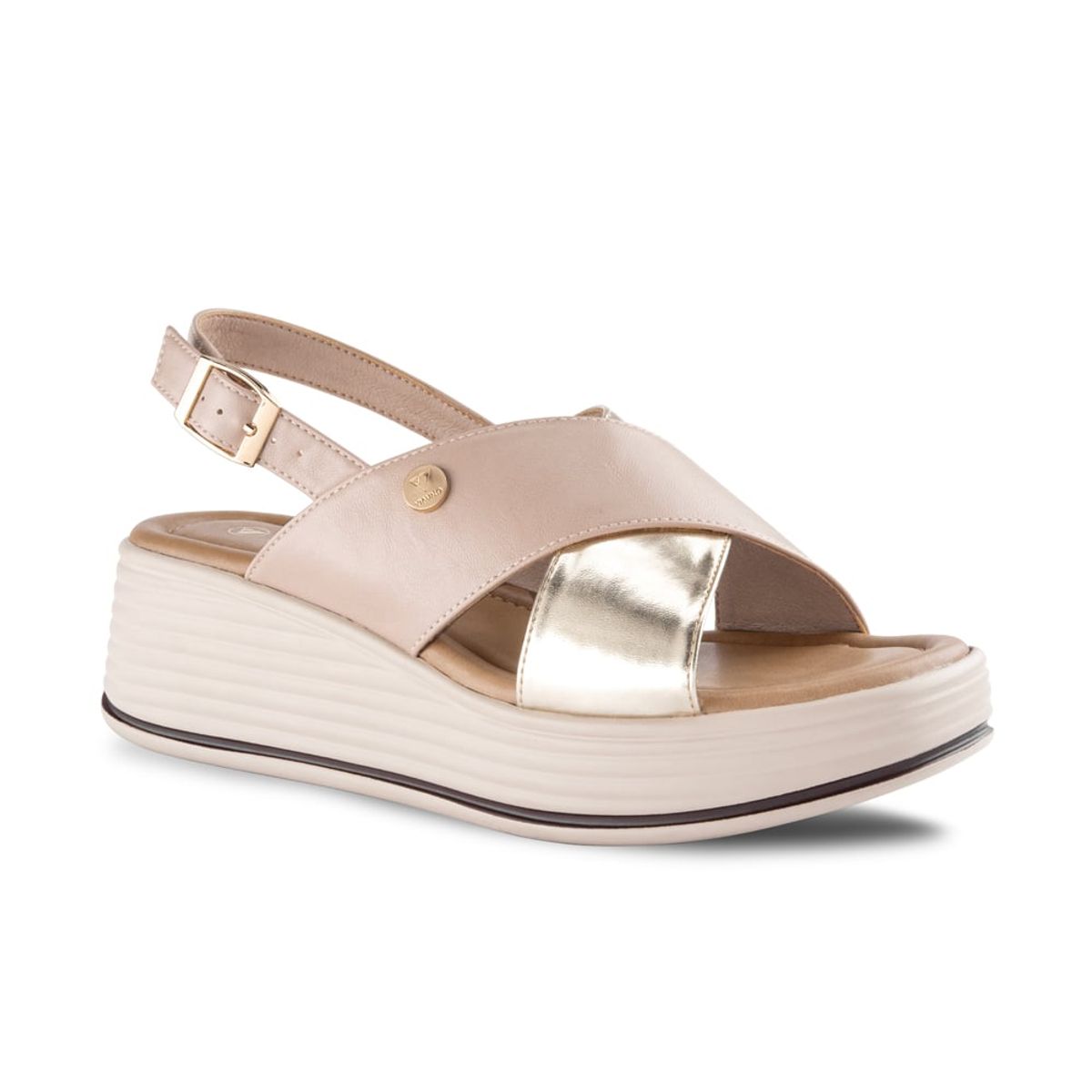 VIA UNO - Sandalias Via Uno 6Z9226-1 Beige - Mujer