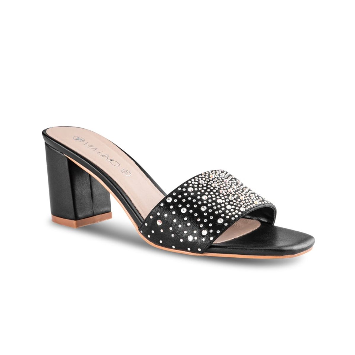 VIA UNO - Sandalias Via Uno 2566-88 Black - Mujer