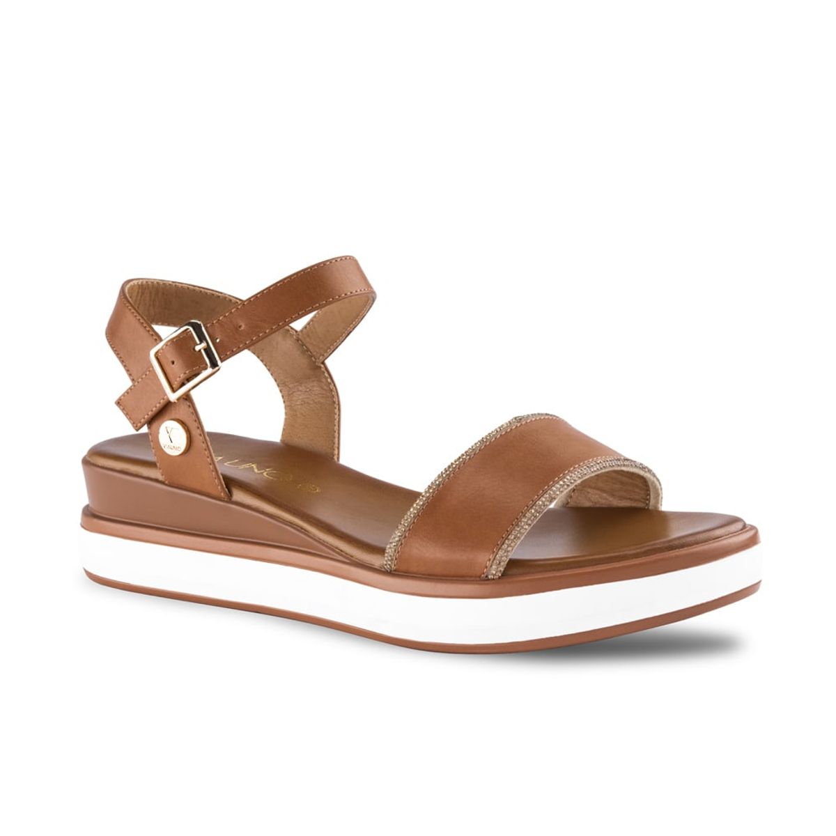 VIA UNO - Sandalias Via Uno 6Z7073-41 Camel - Mujer