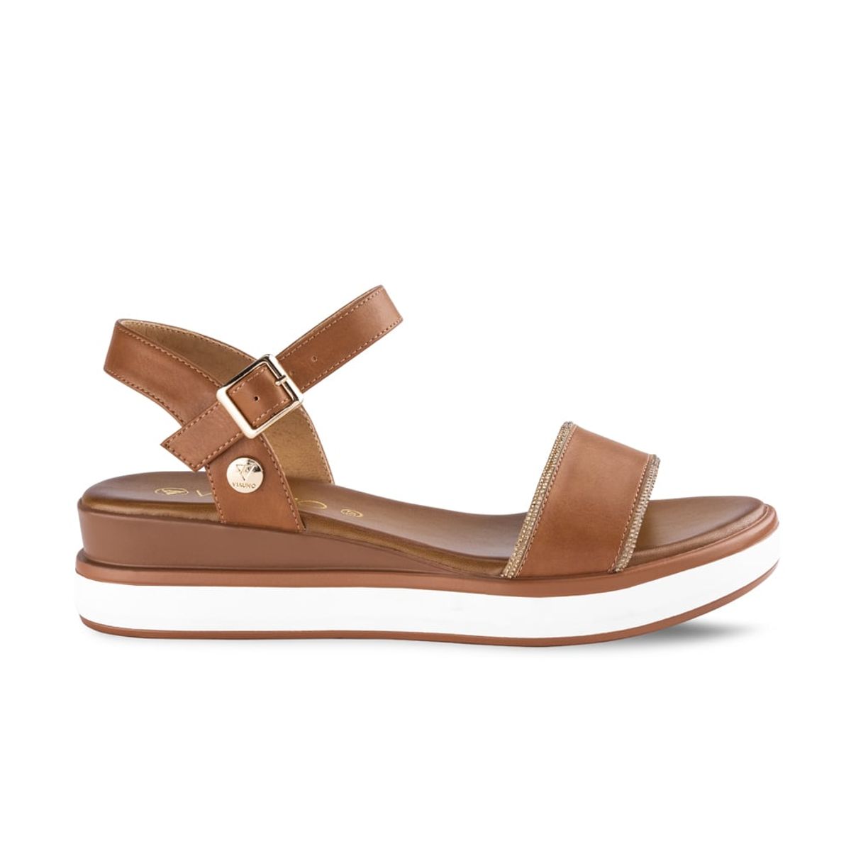 VIA UNO - Sandalias Via Uno 6Z7073-41 Camel - Mujer