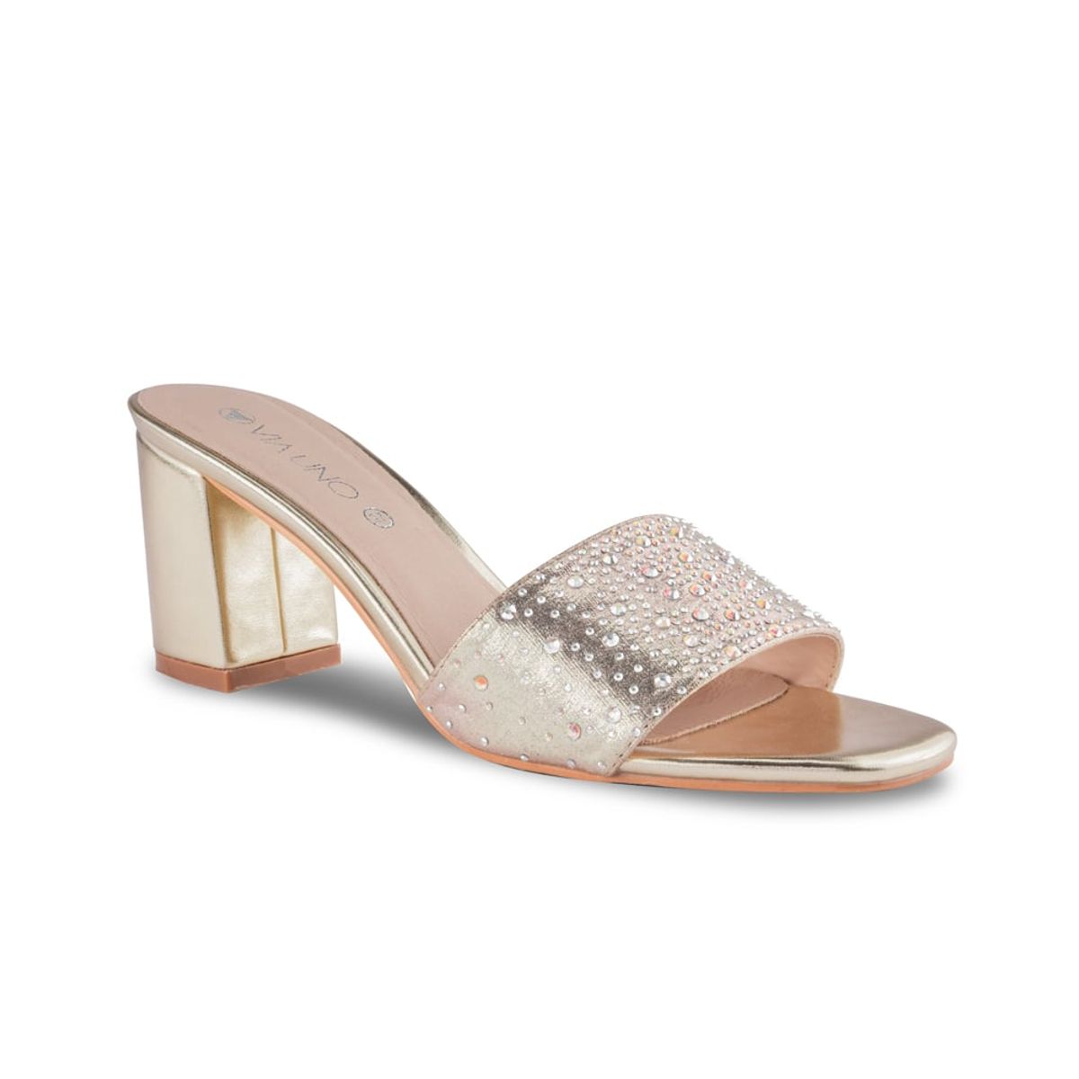 VIA UNO - Sandalias Via Uno 2566-88 Light Gold - Mujer