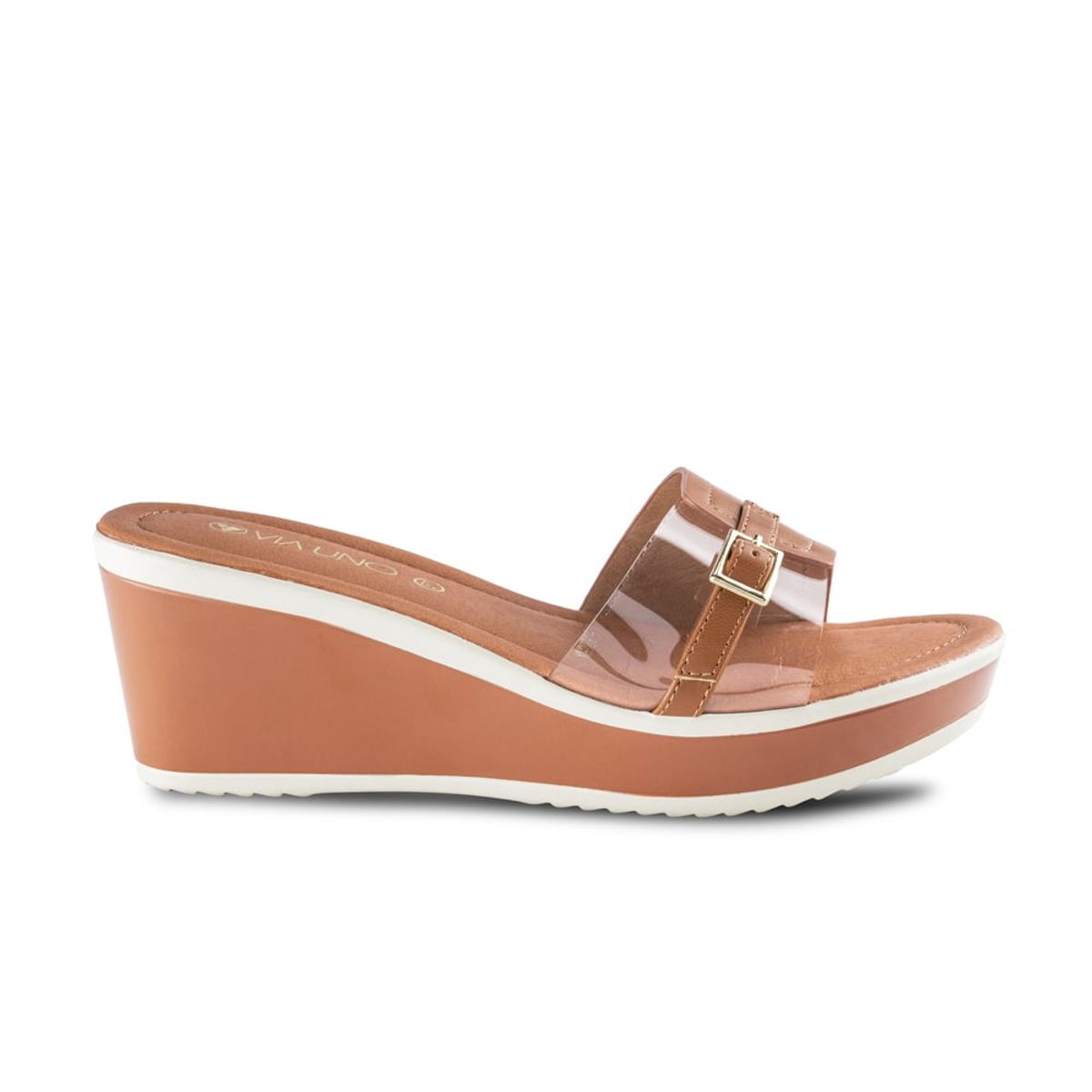 VIA UNO - Sandalias Via Uno 2B2080-9 Camel - Mujer