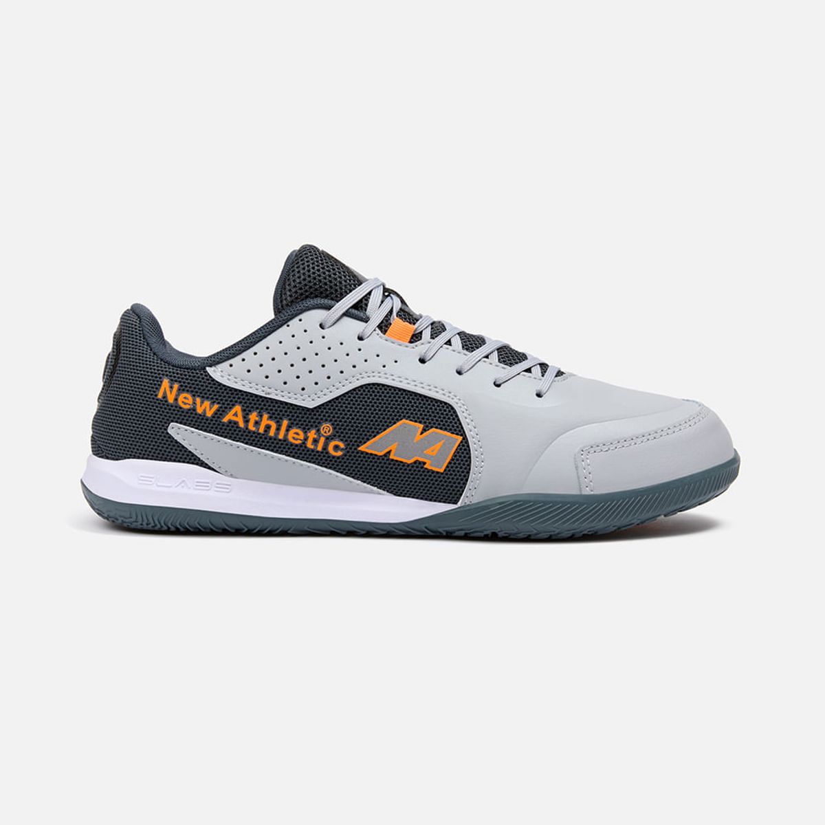 NEW ATHLETIC - Zapatillas New Athletic Football Slabs55 Gris Con Naranja Juvenil
