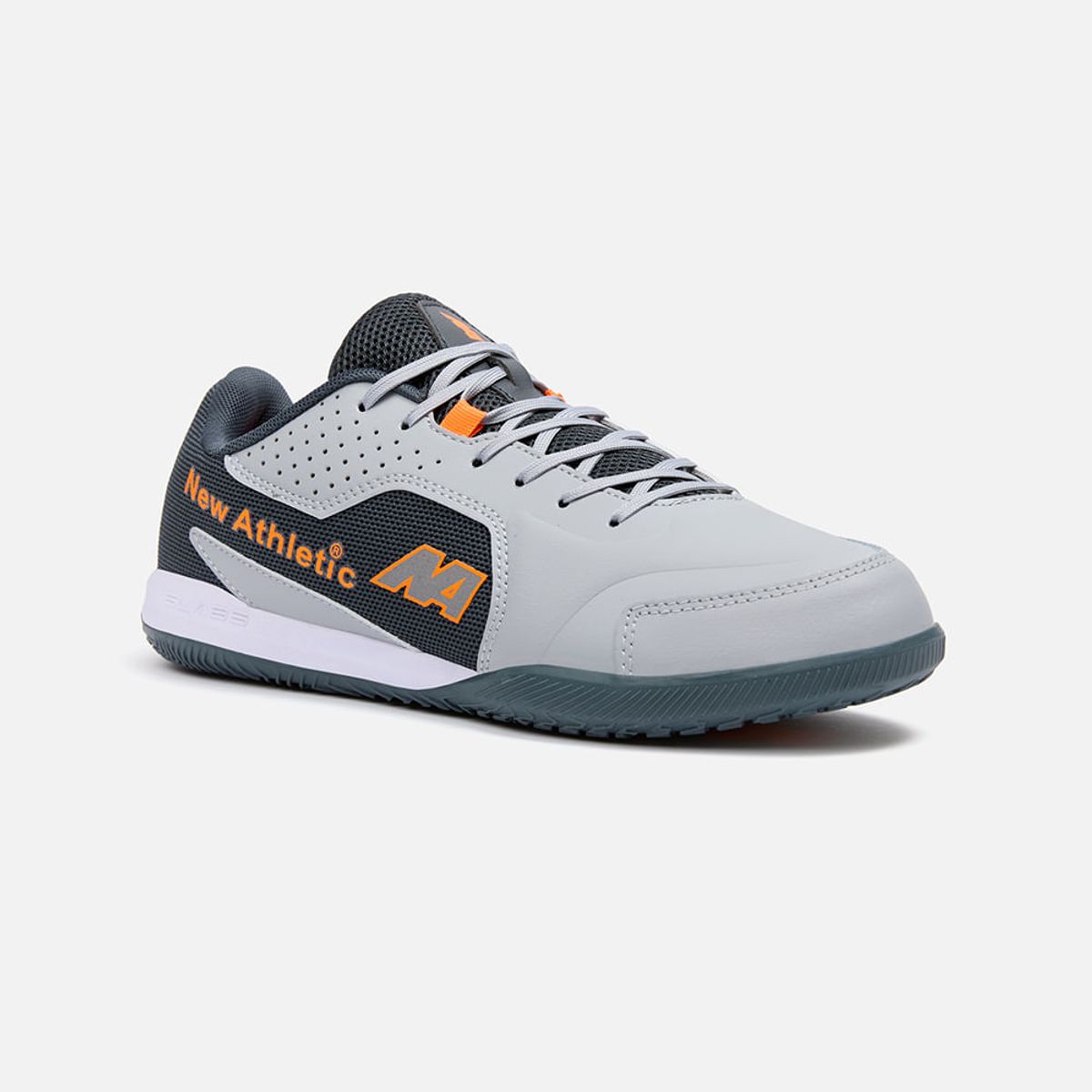 NEW ATHLETIC - Zapatillas New Athletic Football Slabs55 Gris Con Naranja Juvenil