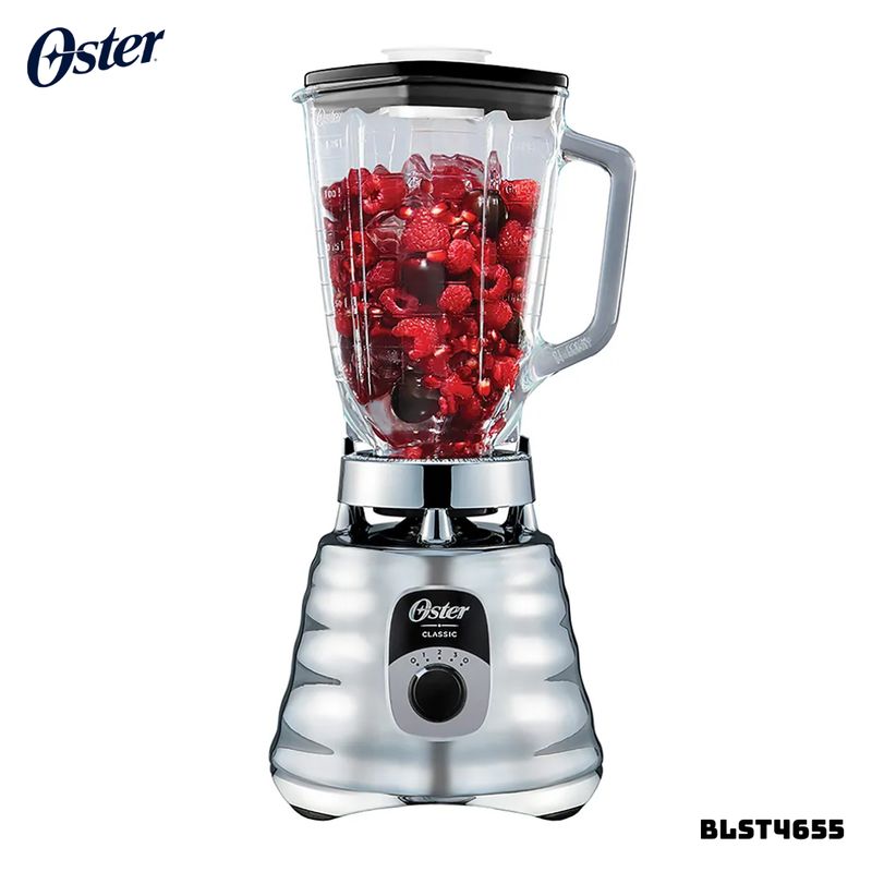 OSTER - LICUADORA CLASICA OSTER 3 VELOCIDADES 1000W CROMADA - BLST4655