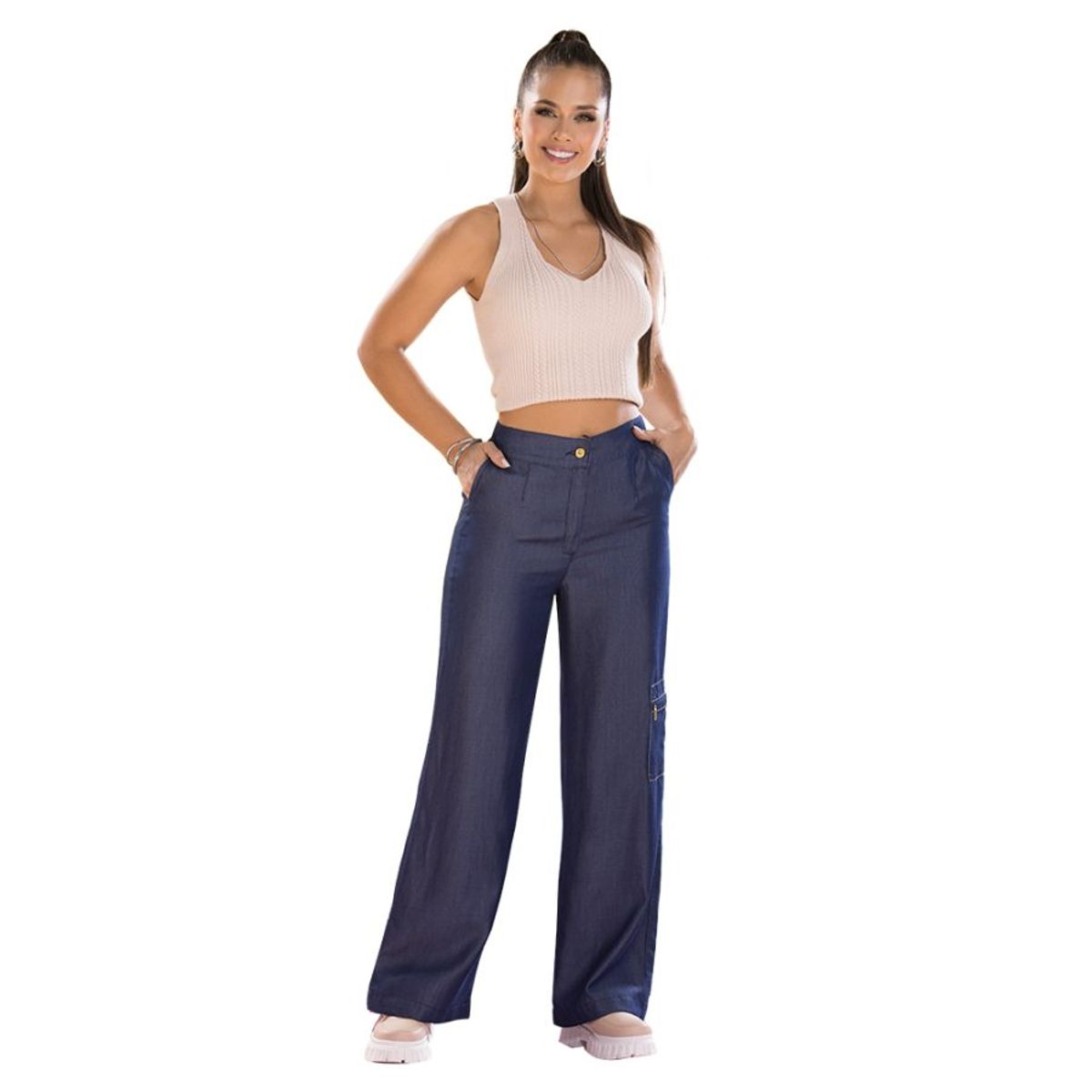 T&T - Jeans Palazzo Pocahontas TYT Auténtica Moda Colombiana