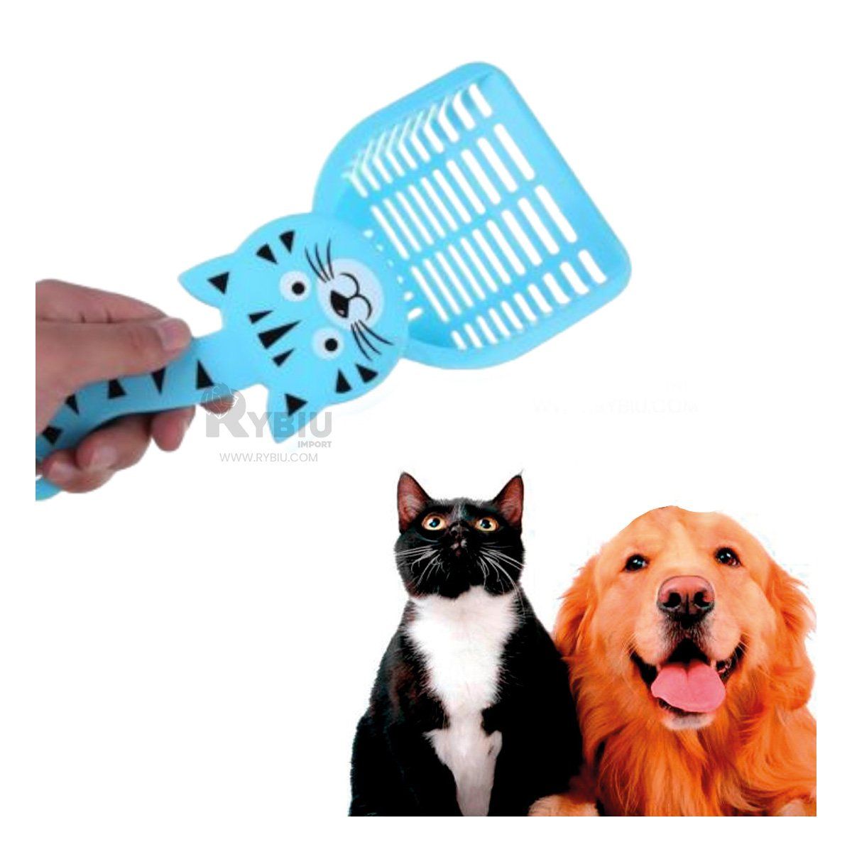 GENERICO - Recolector Facil de Usar en Color Azul Y+Gift Stickers