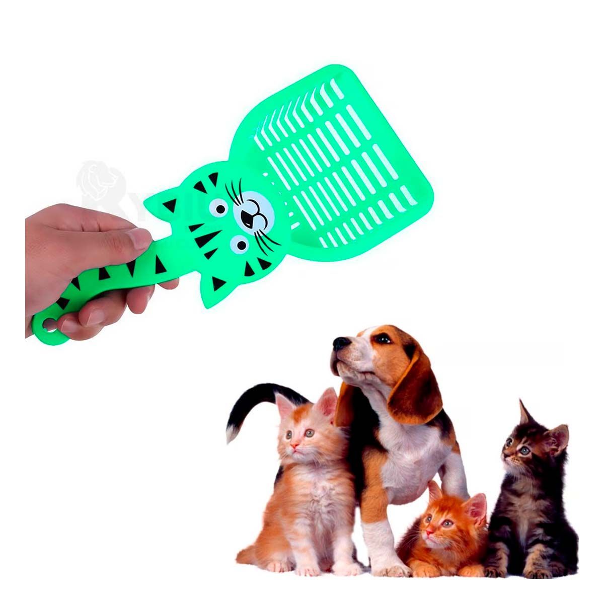 GENERICO - Recolector Facil de Usar en Color Verde Y+Gift Stickers