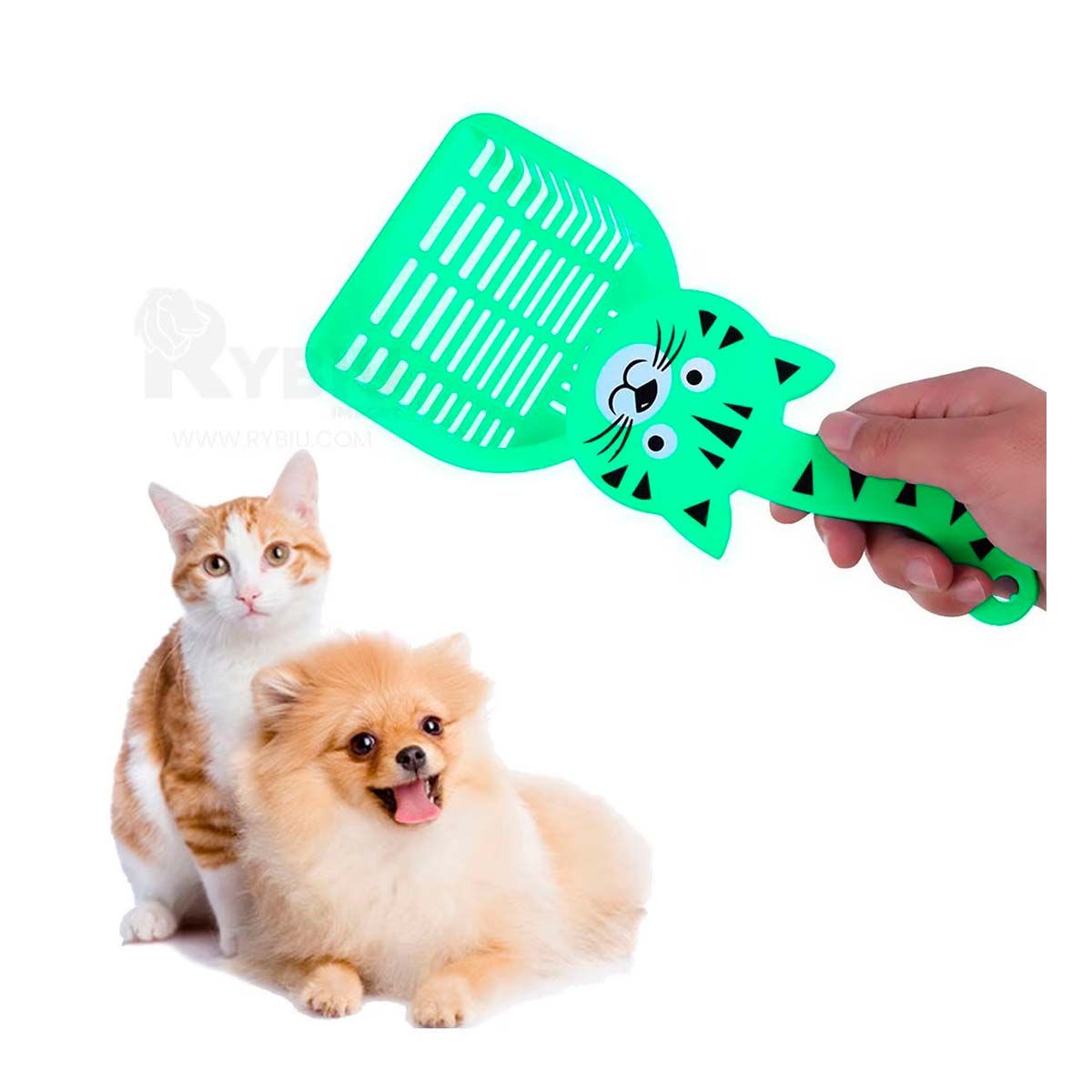 GENERICO - Recolector Facil de Usar en Color Verde Y+Gift Stickers