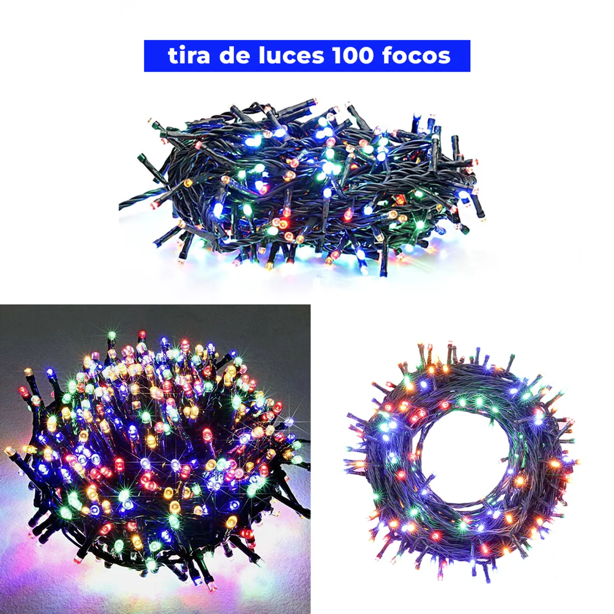 COMBO ARBOL NAVIDEÑO BLANCO 2.10 M.+ 24 BOLAS ROSA + LUCES MU, marca GENERICO - Foto 2
