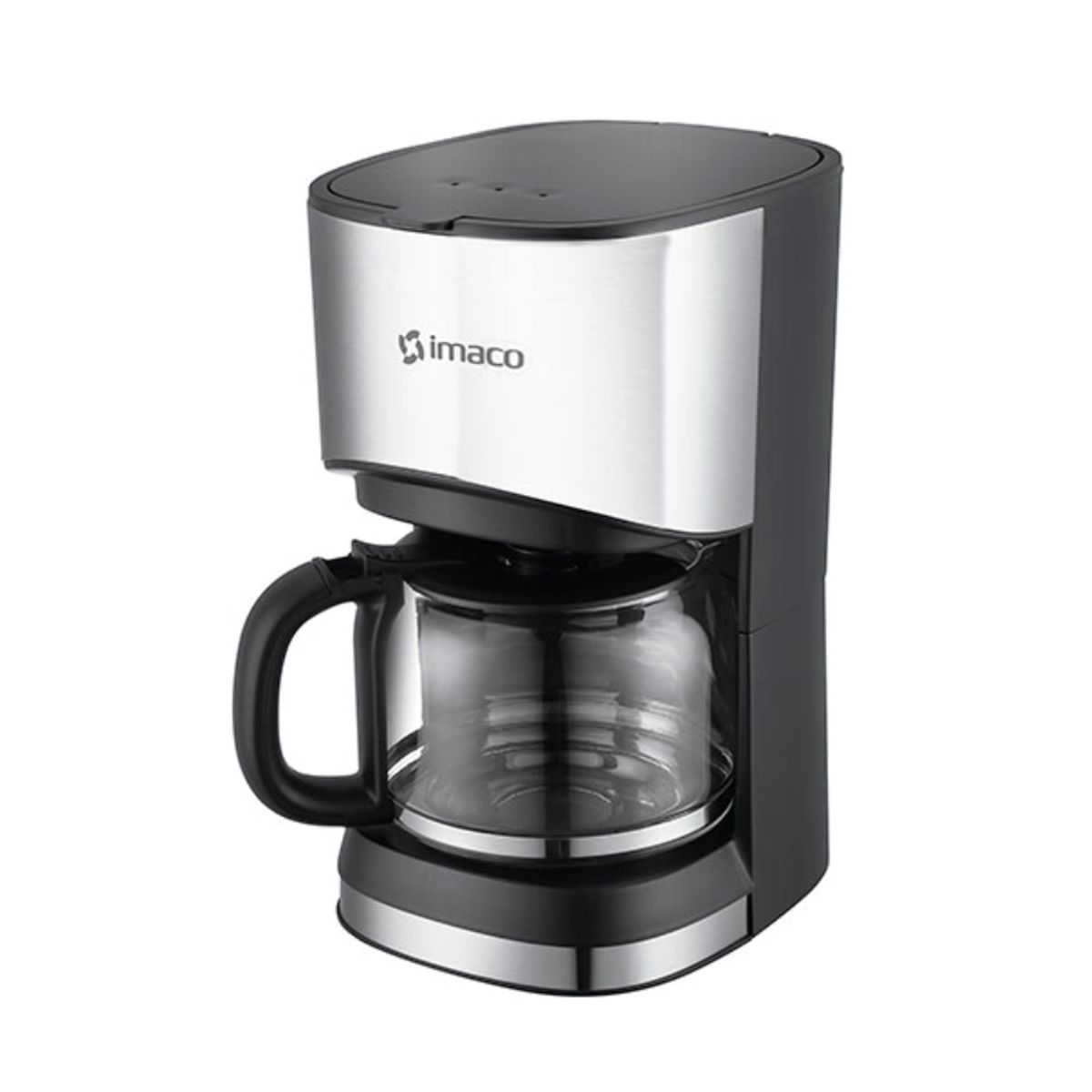 IMACO - Cafetera Imaco 12 Tazas CM1280 – Sistema Anti Goteo y Diseño Moderno