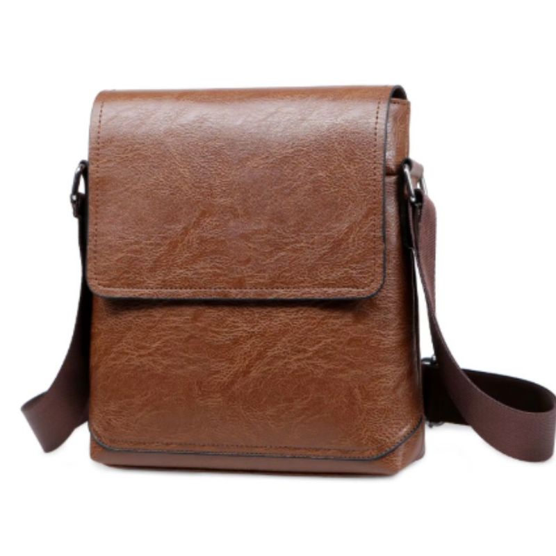 JEEP - Morral Para Hombres De Diseño Elegante -  JEEP BULUO Cuero PU.CAFE
