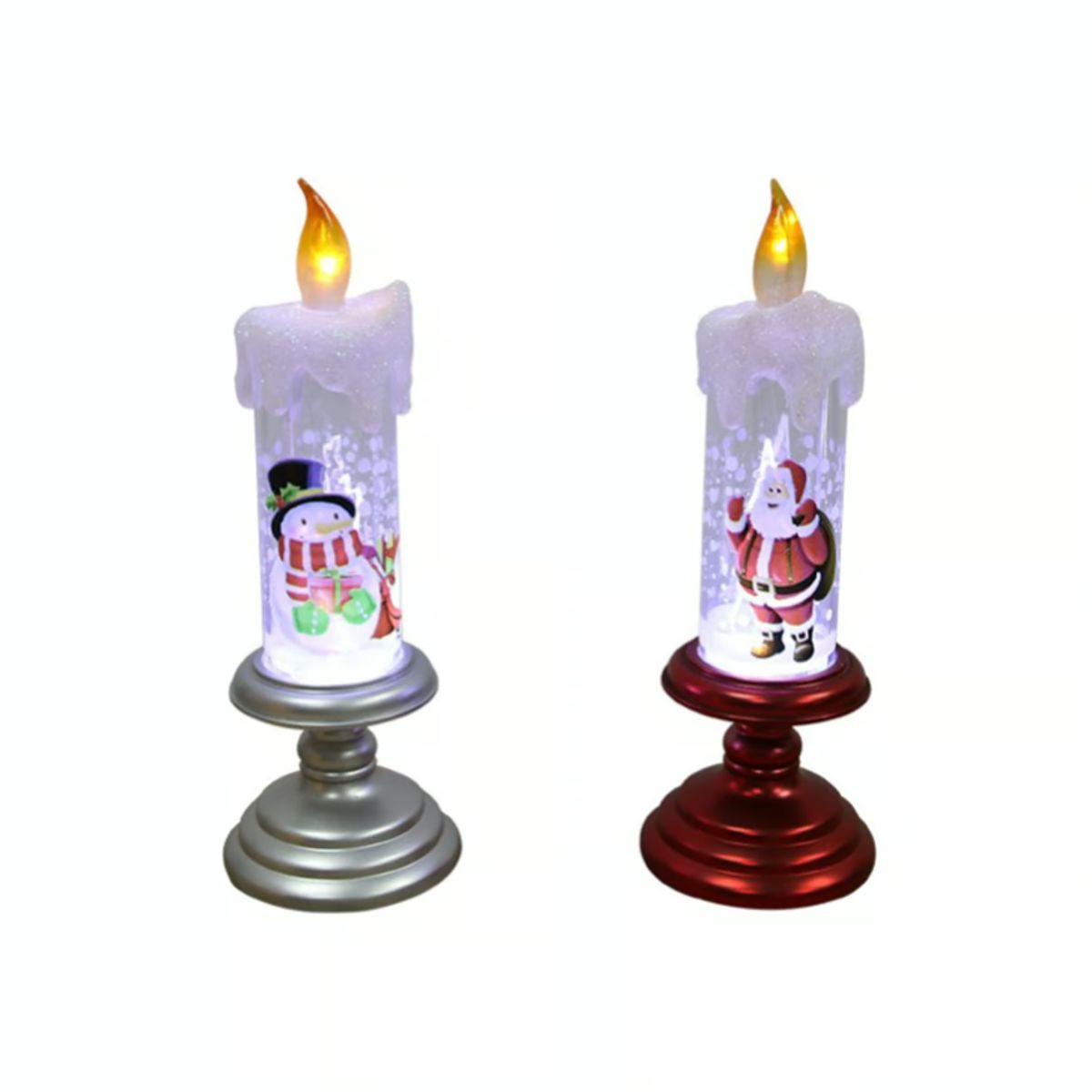 GENERICO - VELA LED NAVIDAD USB - SANTAPAPANOELMUÑECO DE NIEVE