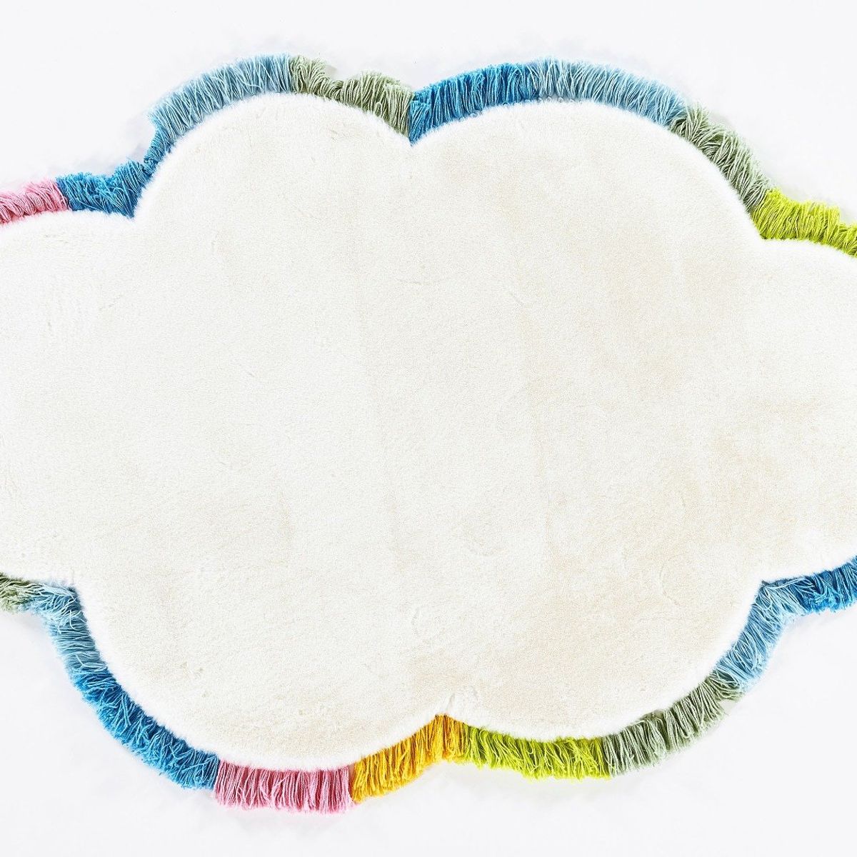 NATHAN - Alfombra Infantil Nube Blanca 168x107