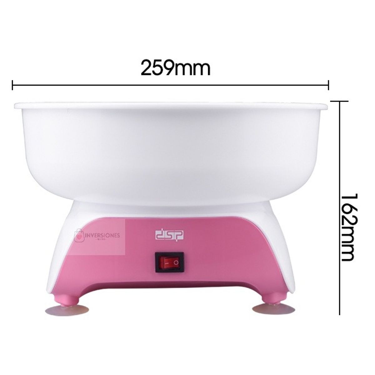 Dsp - Maquina de Algodón de Azúcar DSP KA1006 Rosada