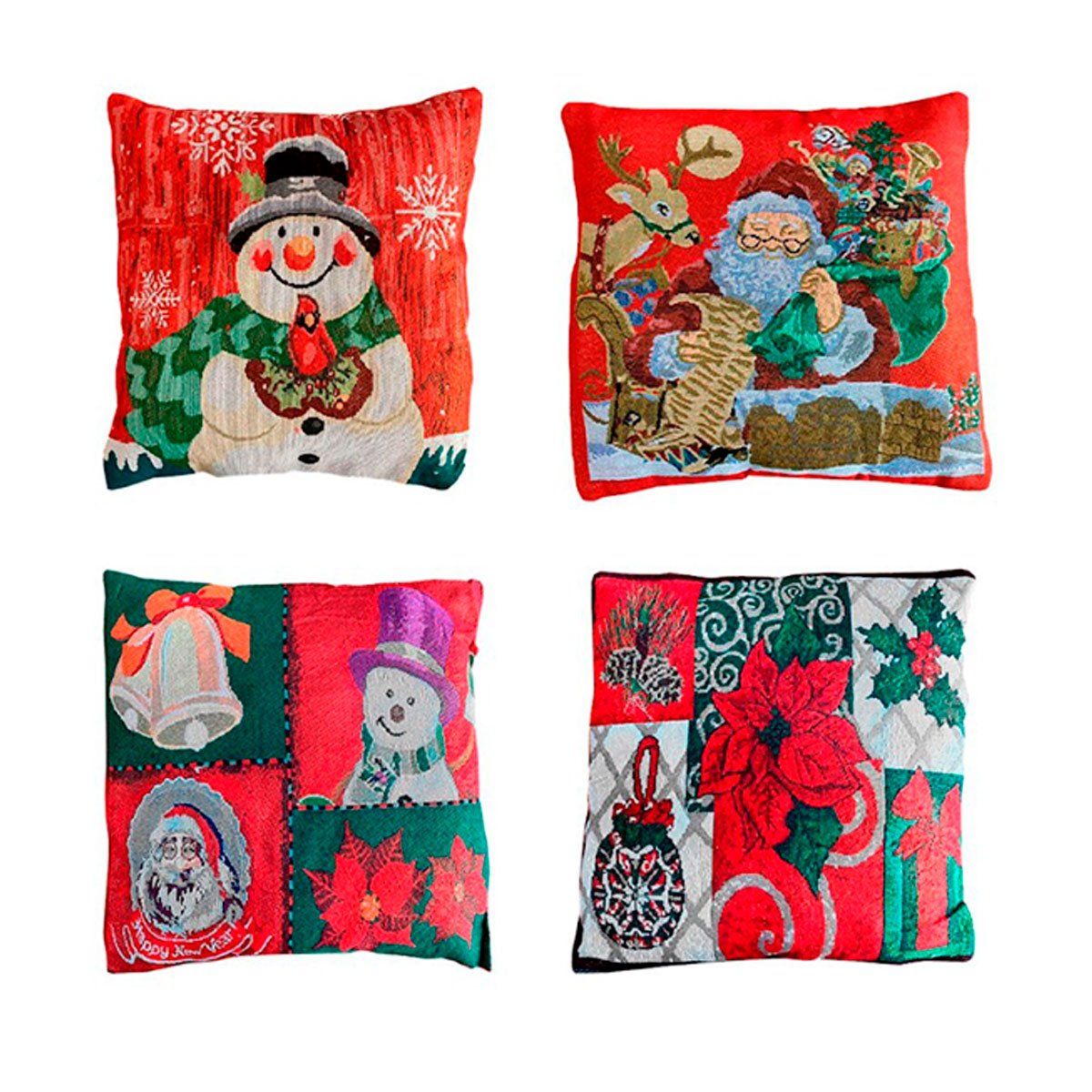 GENERICO - Funda para cojín Diseños Navideños