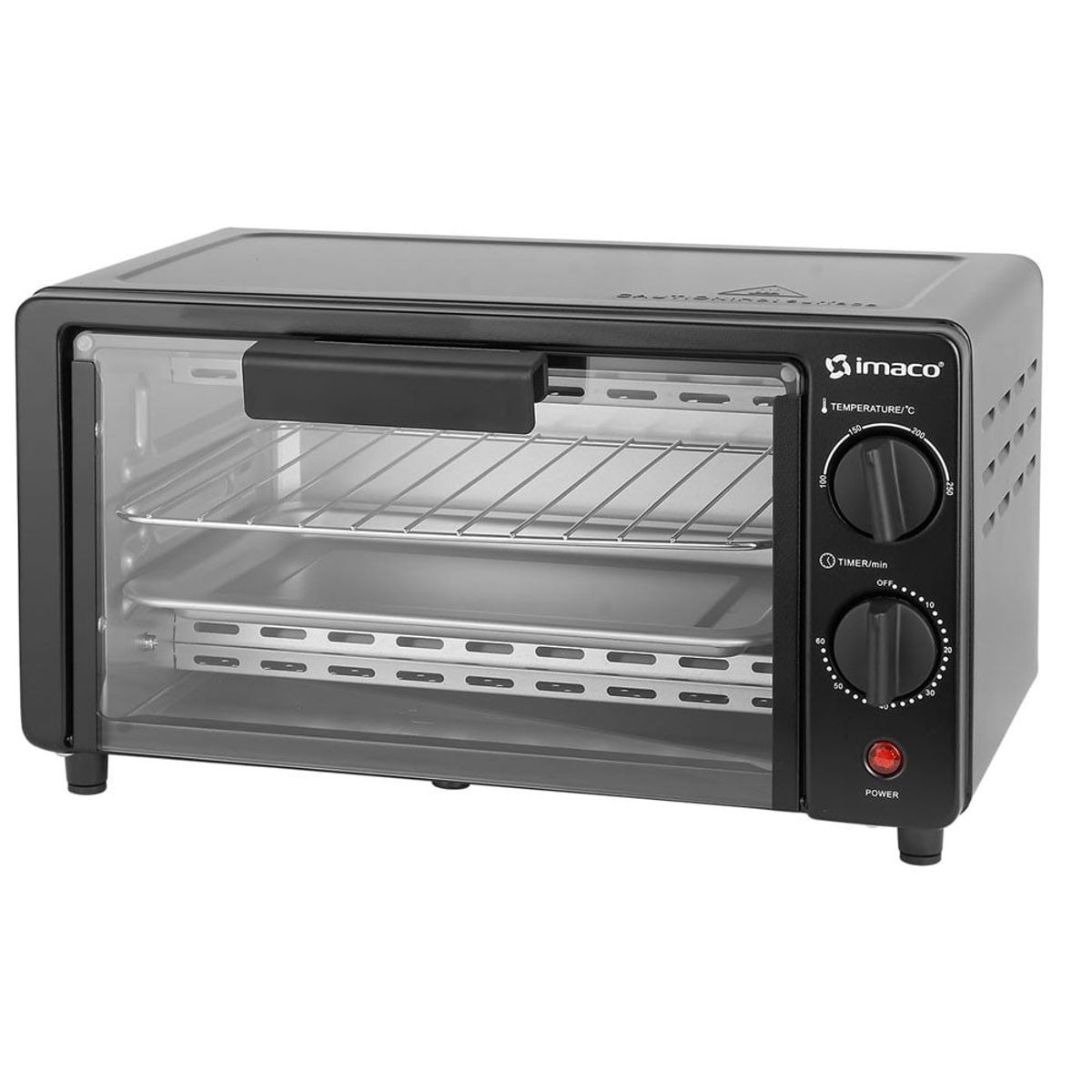 IMACO - Horno Electrico Imaco 9 litros HE900B Negro