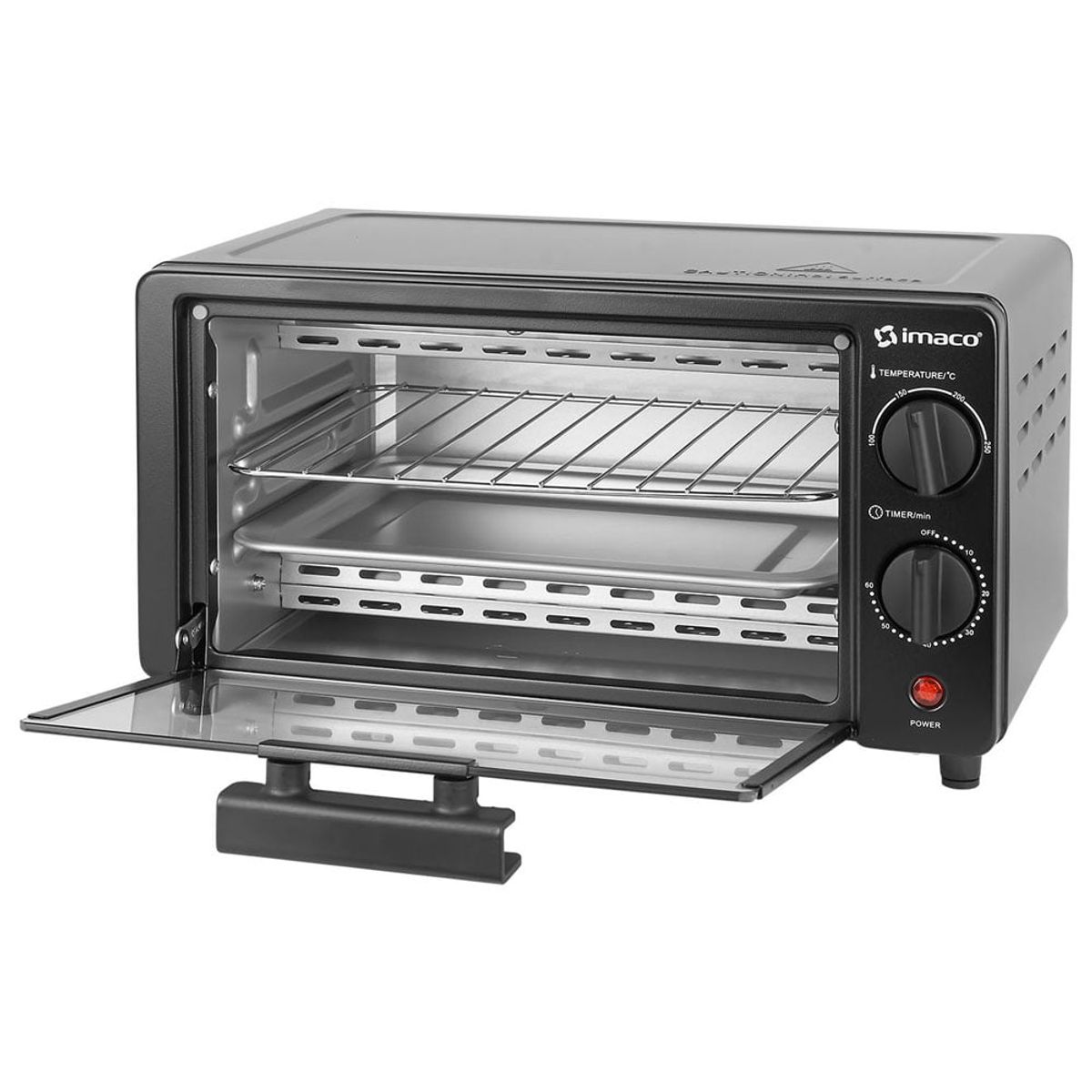IMACO - Horno Electrico Imaco 9 litros HE900B Negro