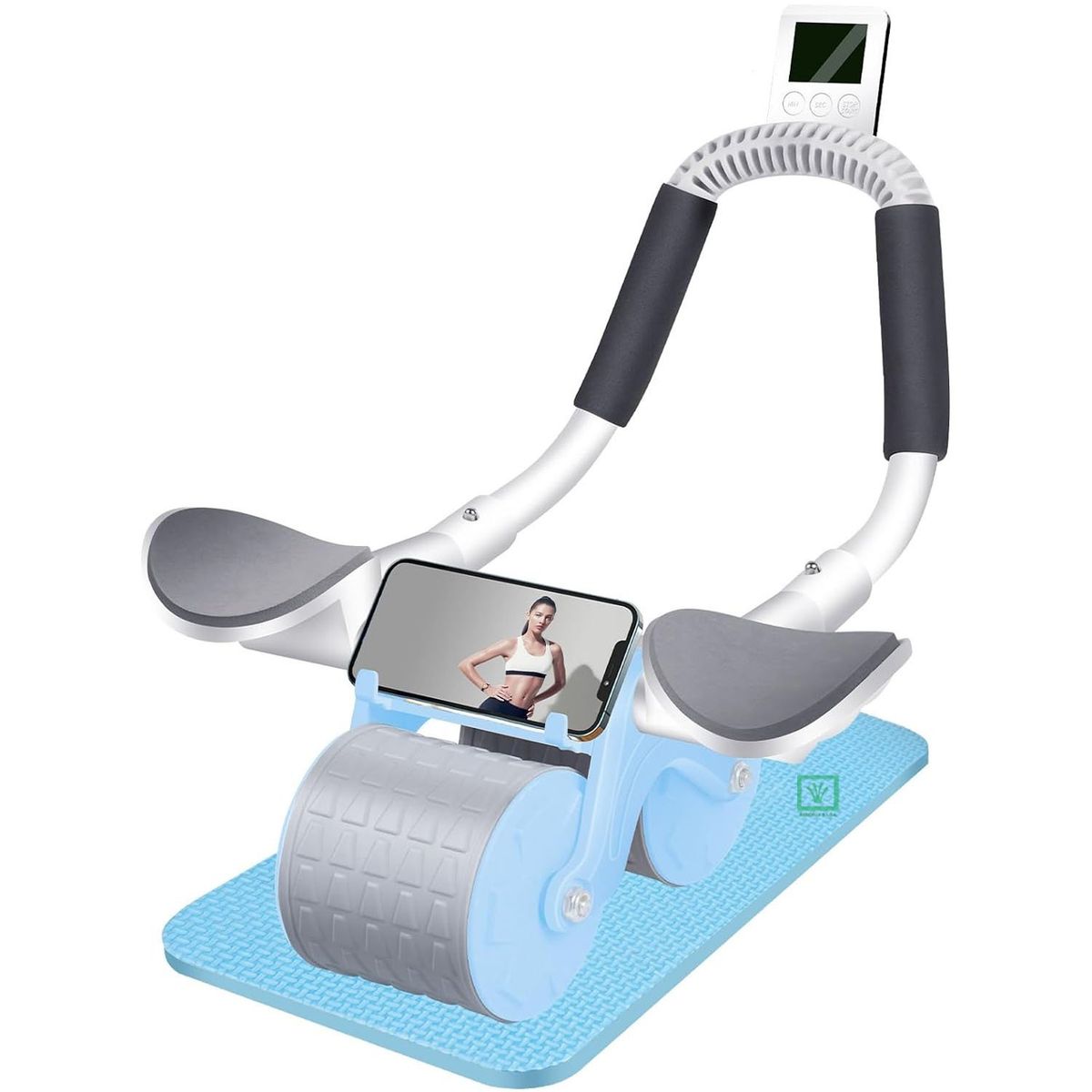 XTREME SPORT - Rueda de Abdominales Smart Fortalece Tu Abdomen Celeste