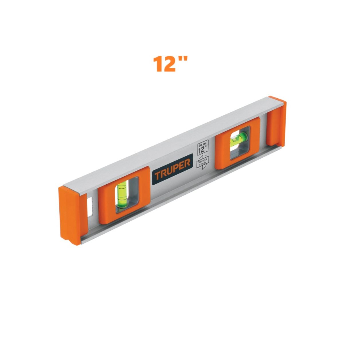 TRUPER - Nivel Profesional de 12" de Mano Aluminio, TRUPER 17030