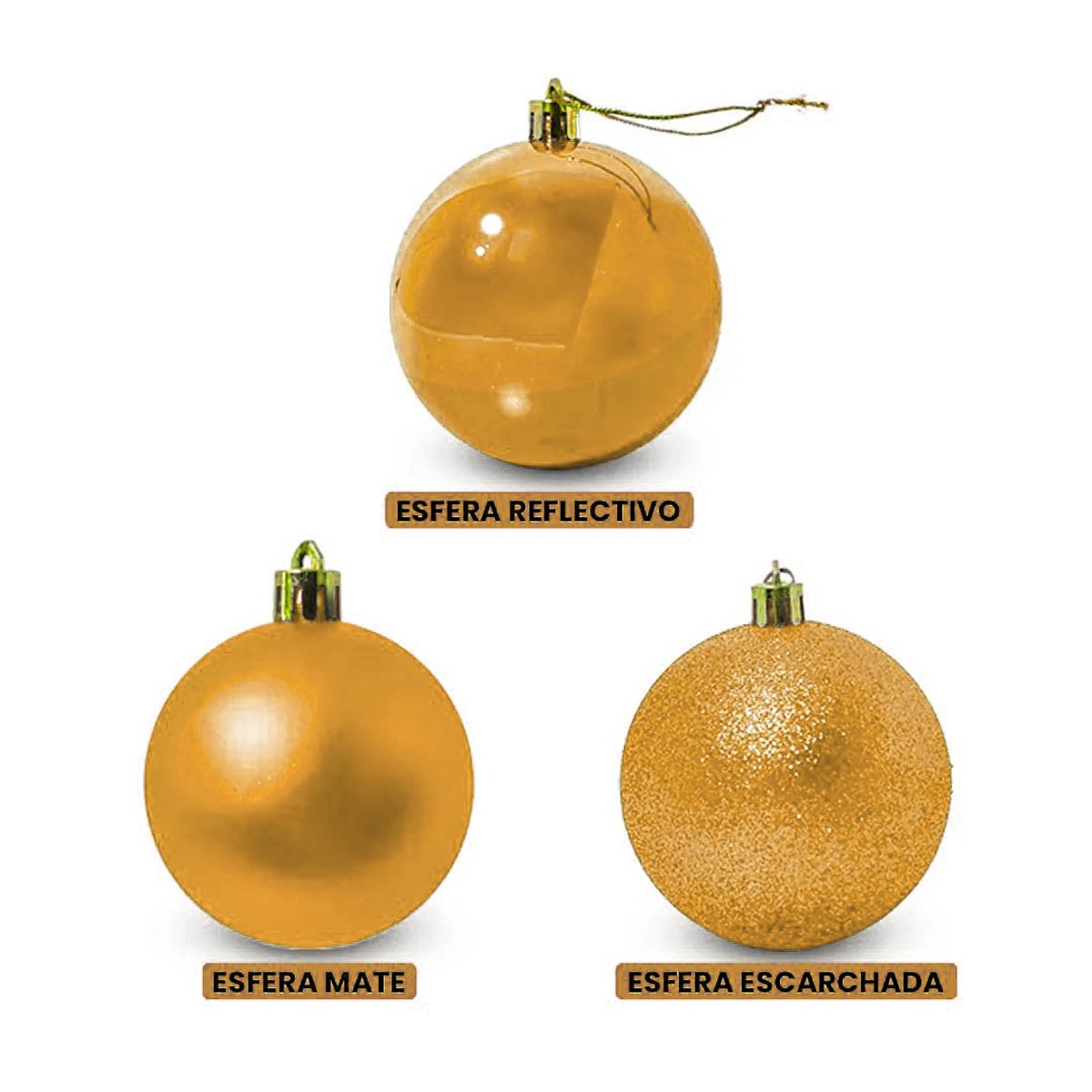 GENERICO - COMBO ARBOL NAVIDEÑO PUNTAS NEVADAS 180 M.+ 24 BOLAS NARANJA + LUCES MU