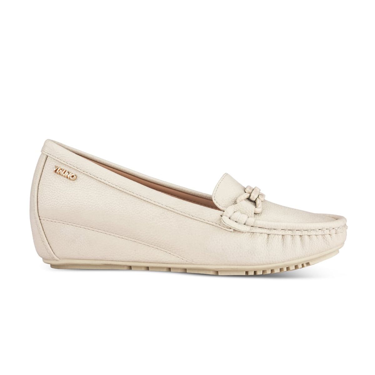 VIA UNO - Mocasin Via Uno PN07 Beige - Mujer