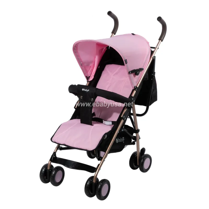 EBABY - Coche Bastón Reclinable E baby Zazu EB217-1 Rosado